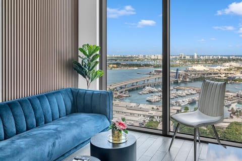 View (from property/room), Living room, Sea view