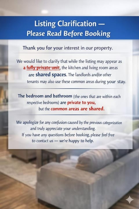 Grace Sweet Homes Kingsize Bedroom NOT A PRIVATE HOUSE - SHARED AMENITIES Apartment in Richmond