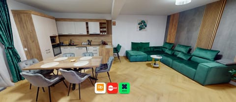 Kitchen or kitchenette, Living room