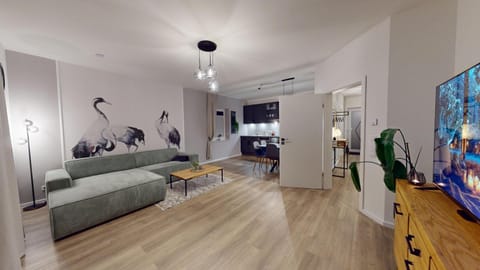 Kitchen or kitchenette, Living room, Dining area
