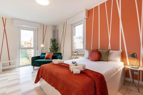 Bed, Living room, Photo of the whole room, Bedroom
