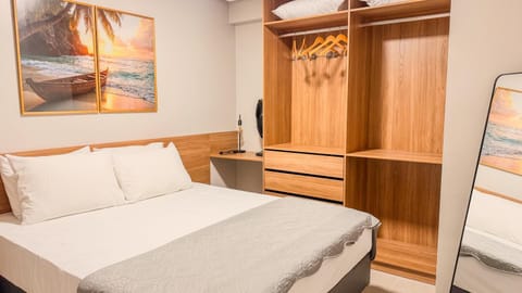 Bed, Photo of the whole room, Bedroom, wardrobe