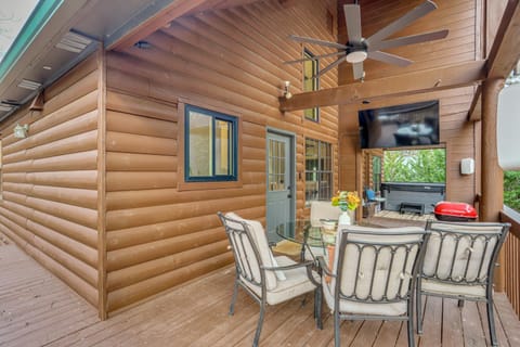Steps to Lake Lanier Wooded Escape with Boat Dock House in Lake Lanier