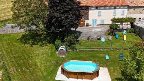 Property building, Living room, Swimming pool
