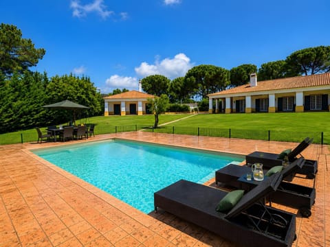 Property building, Living room, Swimming pool