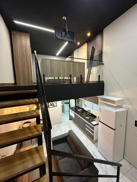 Kitchen or kitchenette, Living room, Seating area