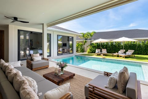 Property building, Swimming pool, air conditioner, air conditioner