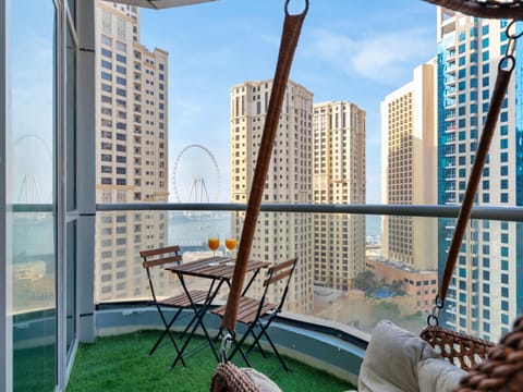 Property building, Patio, Day, Natural landscape, View (from property/room), Balcony/Terrace, Living room, Seating area, City view, Pool view, Swimming pool, sunbed