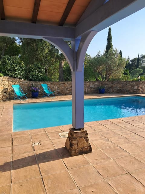 Les Romarins,piscine grand terrai Apartment in La Londe-les-Maures