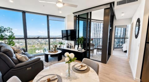 View (from property/room), Living room, Seating area, River view
