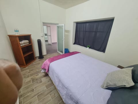 Bed, Photo of the whole room, towels, wardrobe