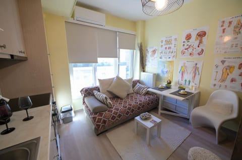 Kitchen or kitchenette, Living room