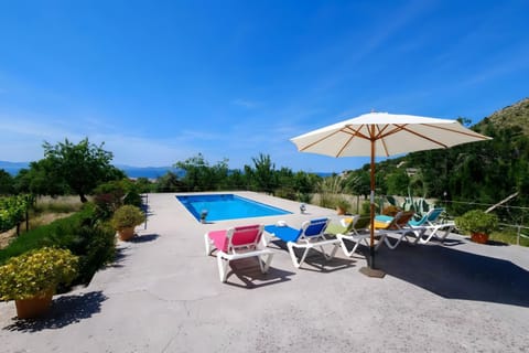 Property building, Living room, Swimming pool
