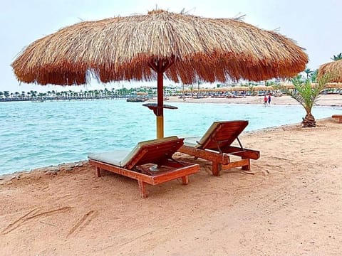 Beach, sunbed