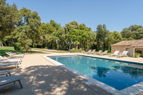 Property building, Living room, Swimming pool