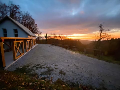 Property building, Natural landscape, Sunrise