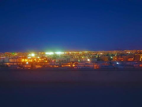 Night, Natural landscape, Bird's eye view, City view, Sea view