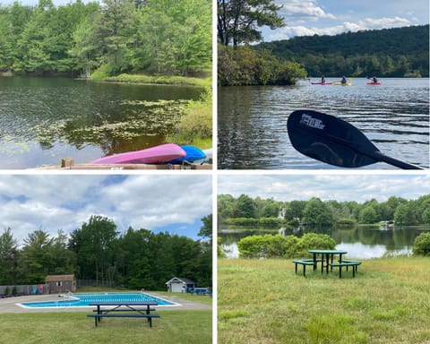 Emerald Luxe Retreat Lake Hot Tub Sauna House in Tunkhannock Township
