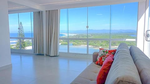 View (from property/room), Living room, Sea view