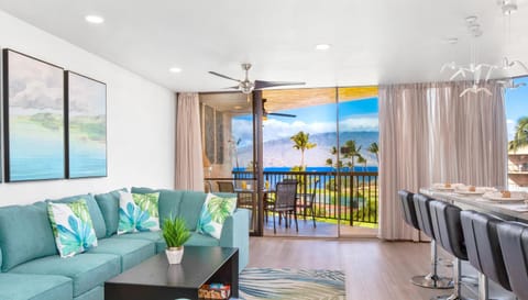 Property building, Living room, Sea view