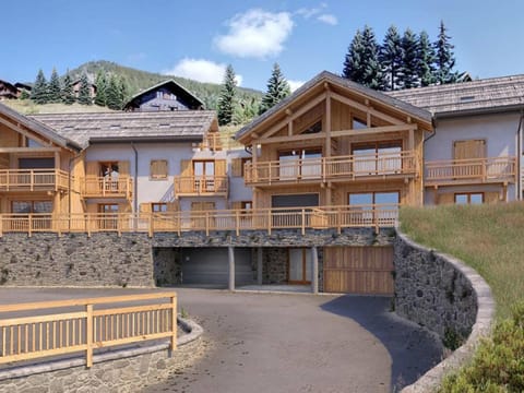 Superbe appartement neuf 8 pers, 55m² terrasse sud, proche pistes - FR-1-445-232 Apartment in Montgenèvre