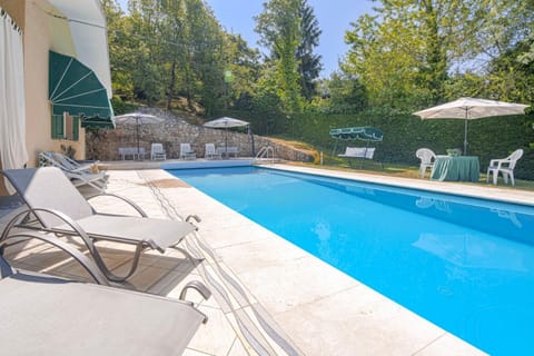 Patio, Spring, Day, Balcony/Terrace, Pool view, Swimming pool, sunbed