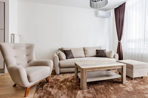 Living room, furniture, air conditioner