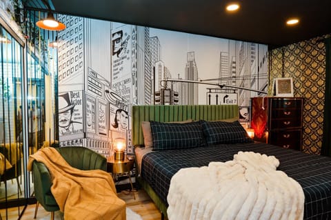 Bed, Bedroom