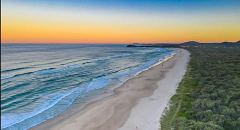 Natural landscape, Beach, Sea view, Sunrise