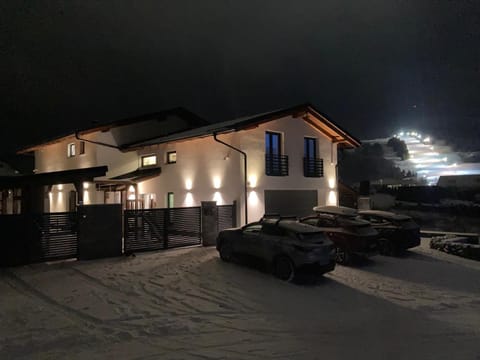 Property building, Night, Natural landscape, Winter