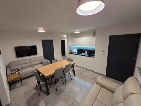 Communal lounge/ TV room, TV and multimedia, Kitchen or kitchenette, Living room, Seating area, Dining area