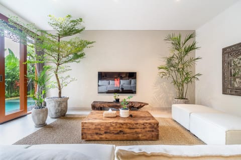 TV and multimedia, Living room, Photo of the whole room, Decorative detail, Pool view