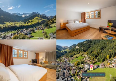 Mountain View Studio Adelboden Next to Gondola & Spa Apartment in Adelboden