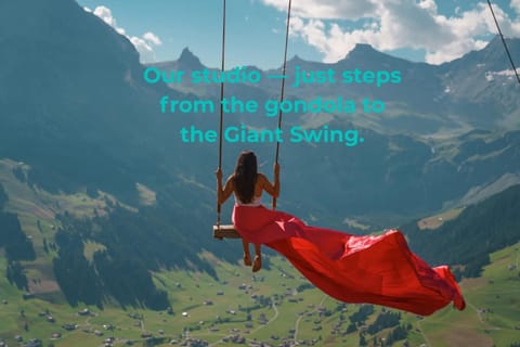 Mountain View Studio Adelboden Next to Gondola & Spa Apartment in Adelboden