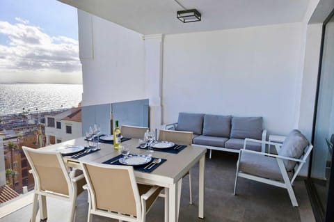 View (from property/room), Balcony/Terrace, Sea view