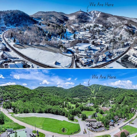 Nearby landmark, Day, Neighbourhood, Natural landscape, Bird's eye view, Winter, Summer, Skiing, Skiing, Mountain view