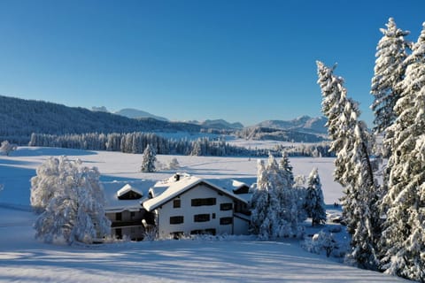 Property building, Natural landscape, Winter, Mountain view