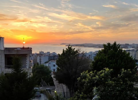 Natural landscape, City view, Sea view, Sunset