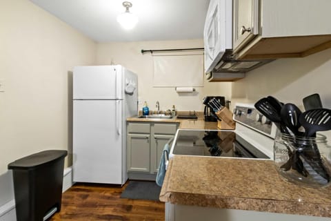 Kitchen or kitchenette, minibar, oven, stove