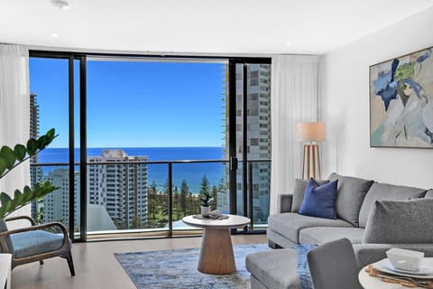 Day, View (from property/room), Living room, Seating area, Sea view