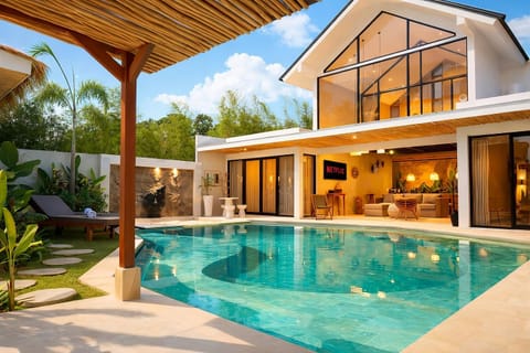 Garden, Living room, Swimming pool