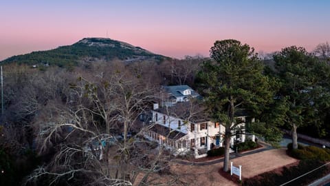 Property building, Bird's eye view, Sunset