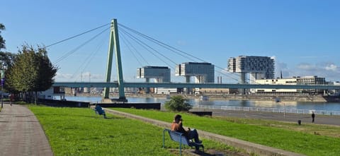 Property building, Nearby landmark, Day, City view, River view