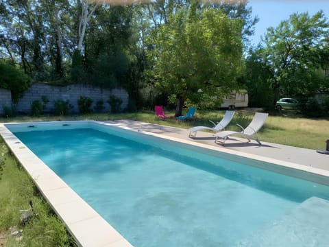 Property building, Living room, Swimming pool