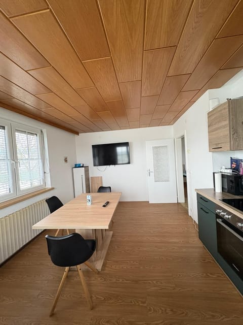 TV and multimedia, Kitchen or kitchenette, Dining area, oven, stove