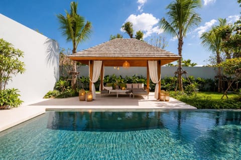 Property building, Patio, Day, Garden, Garden view, Pool view, Swimming pool