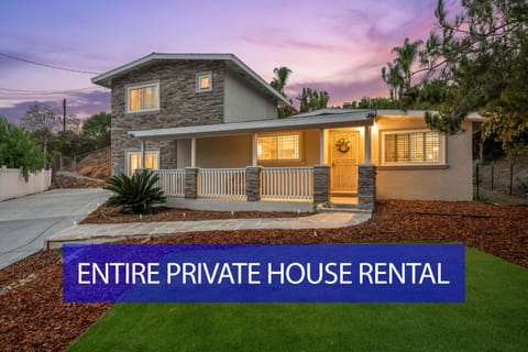 Entire Private Home with 4 Bedrooms 2 Bathrooms, 6 Beds, Hot Tub, King Bed, 6 Parking, Big Yard, Available Now House in Casa De Oro-Mount