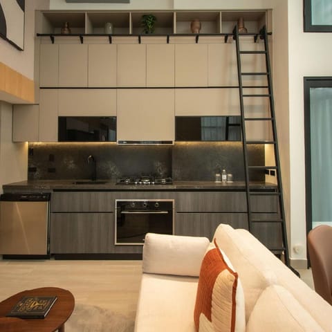 Kitchen or kitchenette, Living room, pet friendly, stove