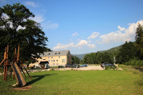 Property building, Children play ground, Ski School, Skiing, Hiking, Mountain view