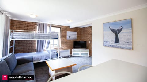 Bed, TV and multimedia, Living room, Seating area, Dining area, bunk bed